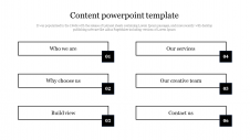 Awesome Content PowerPoint Template Slides Designs